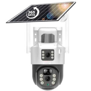 Camara con panel solar